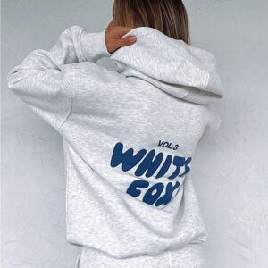 White Fox Offstage Hoodie Mineral Grey